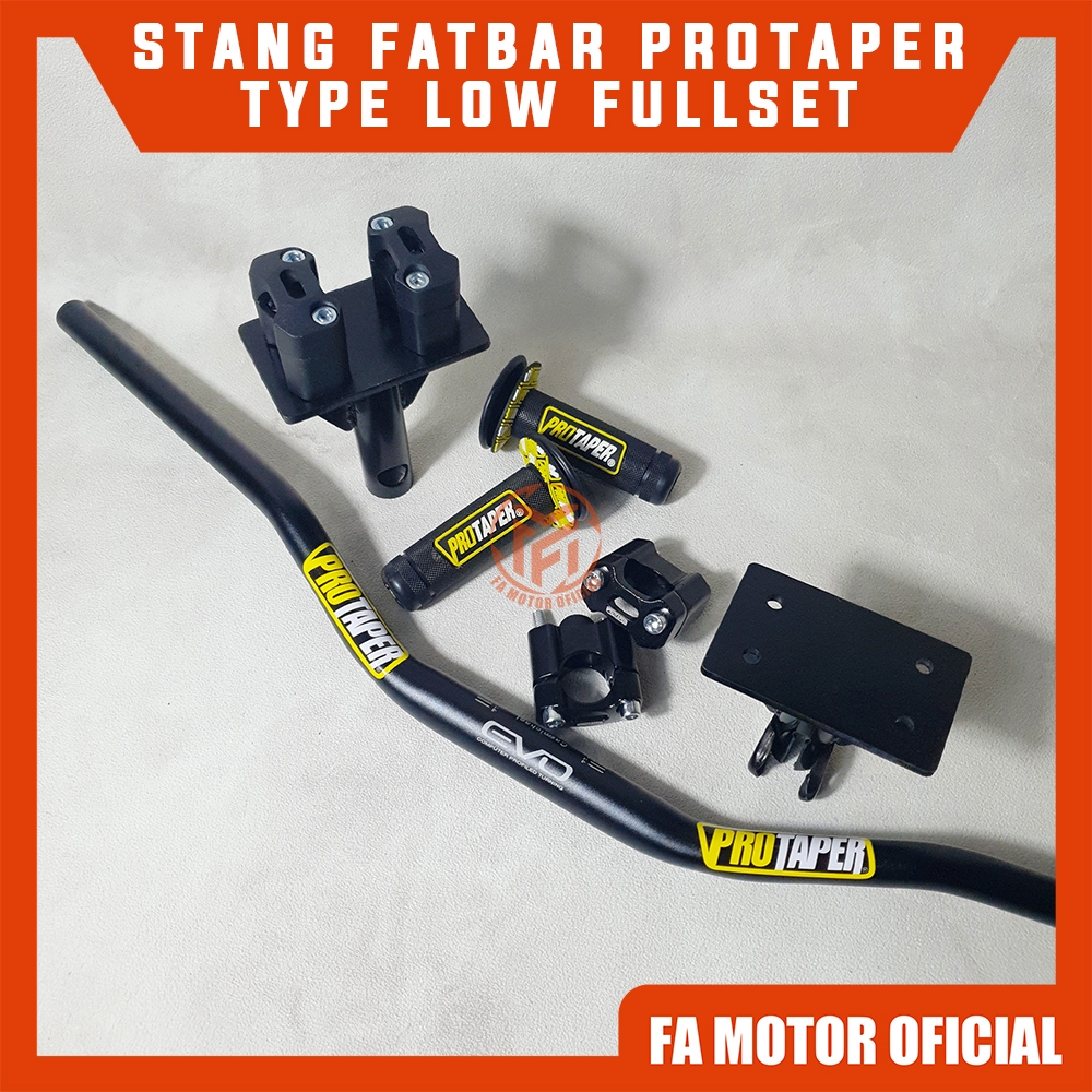 Jual Paket Stang Fatbar Protaper Handgrip Riser CNC RBT Tebal 6 Untuk ...