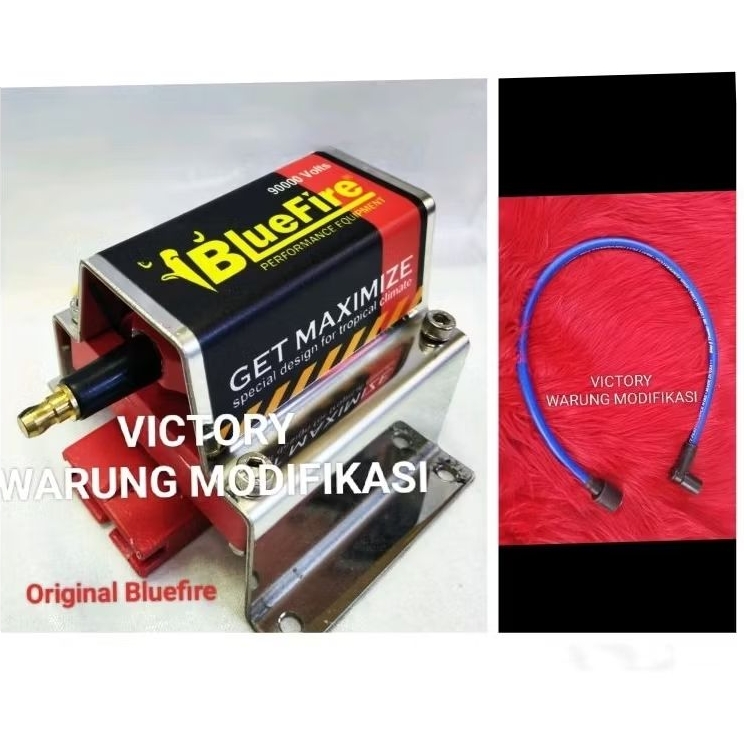 Jual ignition koil coil racing bluefire plus kabel coil ke delco ...