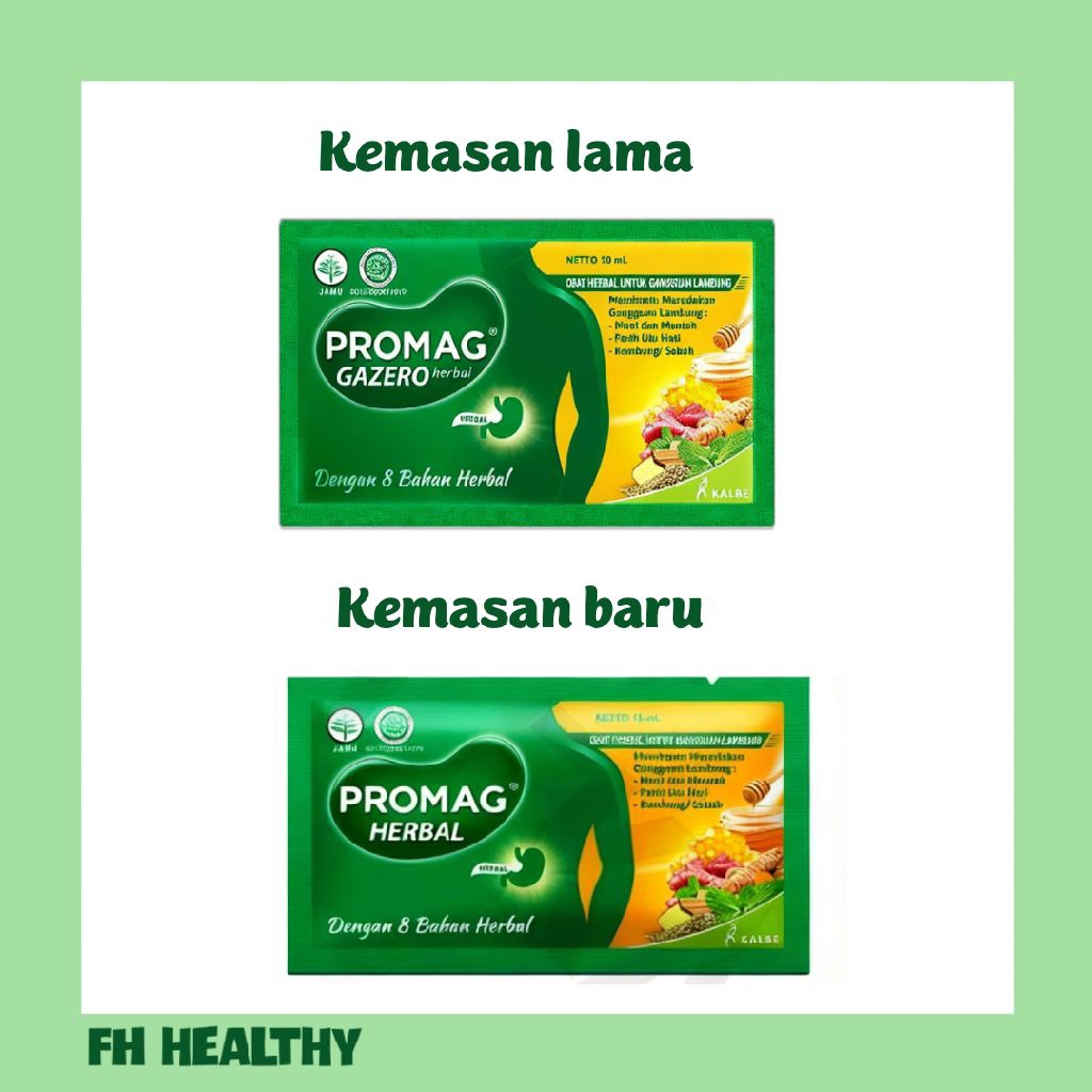 Jual Promag Herbal Sachet Isi 15 Ml , ( Harga Per Sachet) | Shopee ...