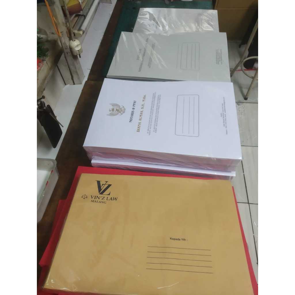 Jual Map Notaris PPAT 24x36 Stopmap Akta Notaris Map Berkas Kantor ...