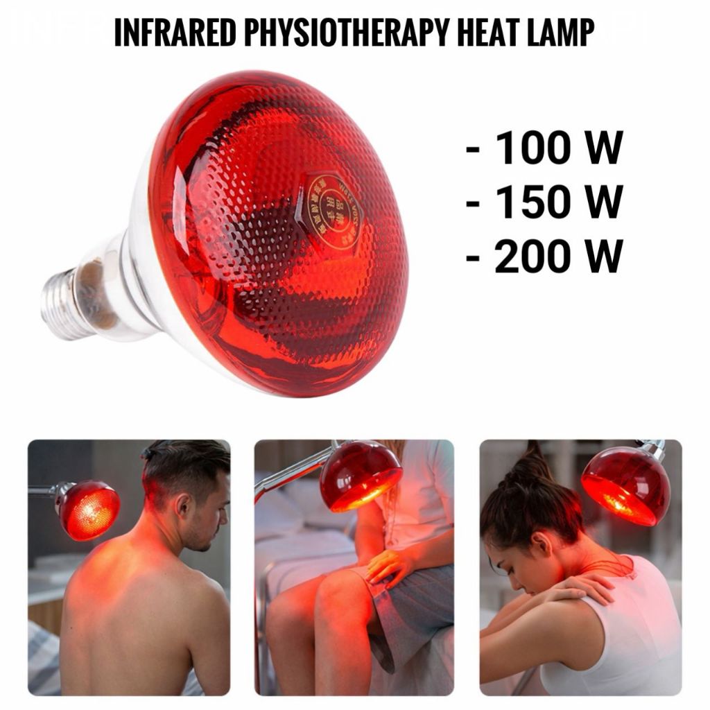 Jual Lampu Infrared Fisioterapi Untuk Nyeri Otot & Sendi 100W/150W/200W ...