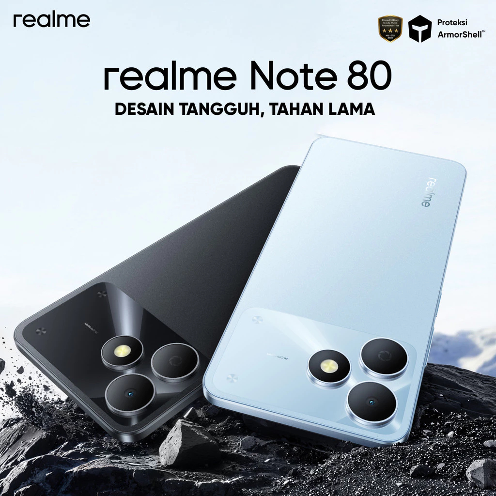 Jual NEW REALME NOTE 80 RAM 4+8 ROM 64|128GB 4+8/64 | 4+8/128GB BATERAI ...