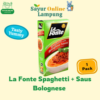 Lafonte Saus Spaghetti With Bolognese Sauce