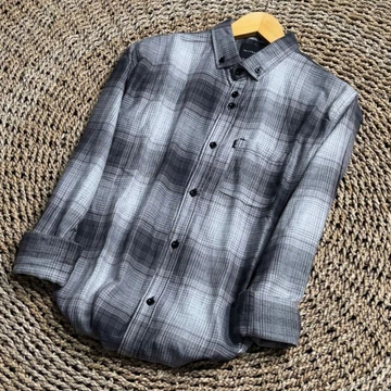 Kemeja Flanel Pria Lengan Panjang Slimfit Premium Pola Unisex