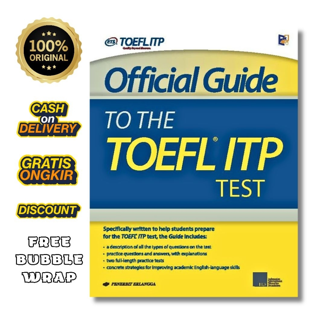 Jual Official Guide To The TOEFL ITP TEST BUKU ORIGINAL Erlangga ...