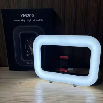 Lampu Ring Light YM200 Universal Lampu Live Portable Model Petak