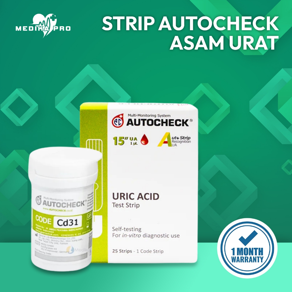 Jual Refill Strip Autocheck Asam Urat / Autocheck Asam Urat / Cek Asam ...