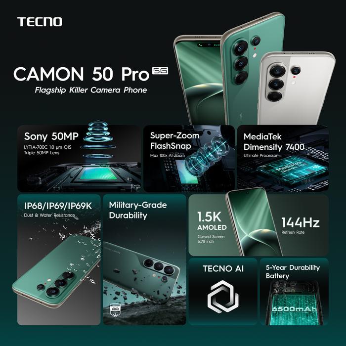 Tecno Camon 50 Pro 256GB/8GB