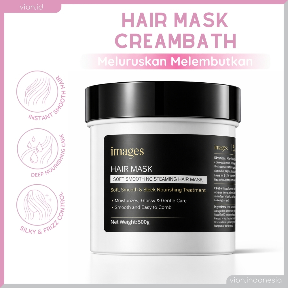Jual IMAGES Hair Mask Creambath Meluruskan Melembutkan dan Perawatan ...