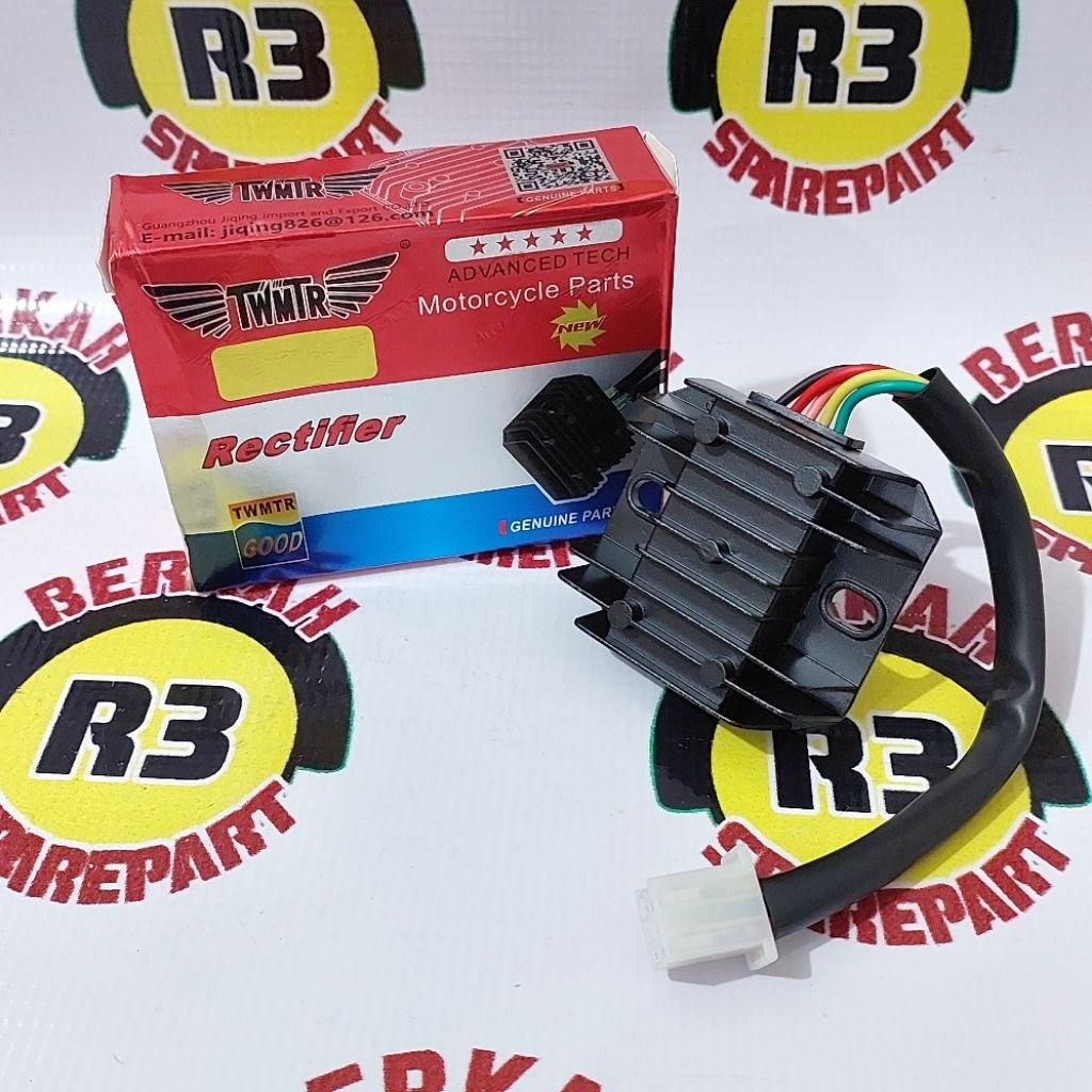 Jual Kiprok rectifier regulator Jialing Appktm kabel 5 soket 1 motor ...