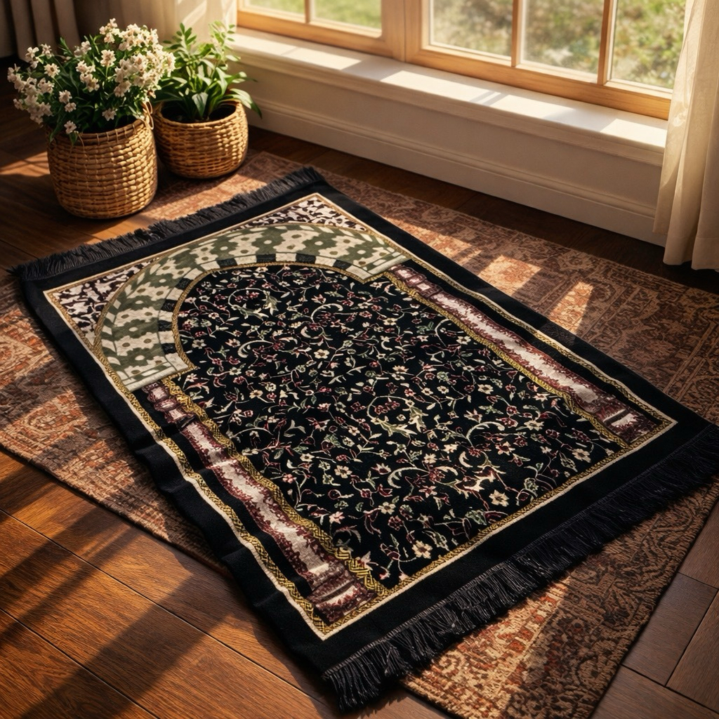 NEW! SAJADAH RAWDAH GOLD AKBAR PREMIUM-Sajadah AESTETIK dewasa