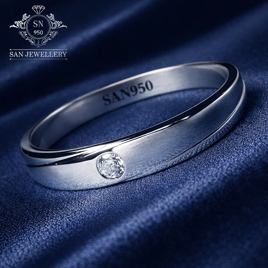 Jual Cincin Nikah Kawin Tunangan [P90] – Ring Premium Platinum ...