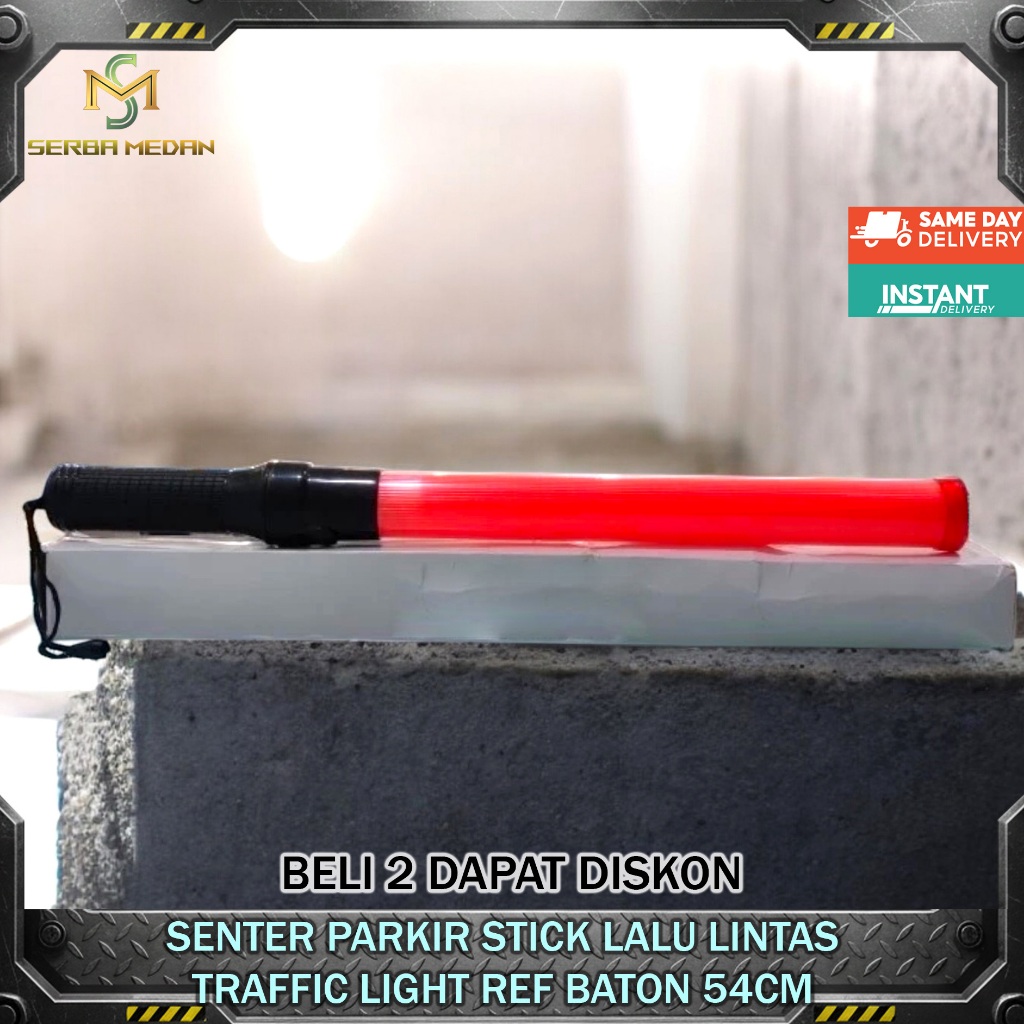 Jual Stick Parkir Senter Parkir Tongkat Parkir Lalin 54 cm Stick Lalu ...