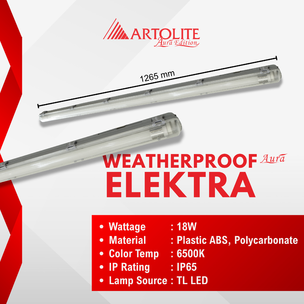 Jual Lampu Weatherproof anti air anti debu dan serangga panjang 1200mm ...