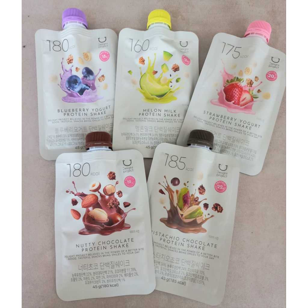 Jual protein shake melon milk/strawberry yogurt/pistachio chocolate ...
