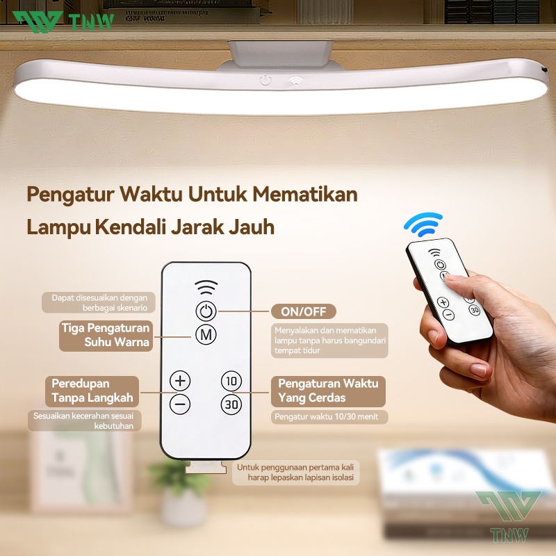 Jual TNW HL4 Lampu LED Magnet Remote Dinding Rechargable USB Emergency ...