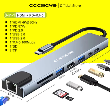 COOBOWE Stand Holder Laptop Stand Aluminium 360° Rotatable Foldable Penyangga Laptop Portable