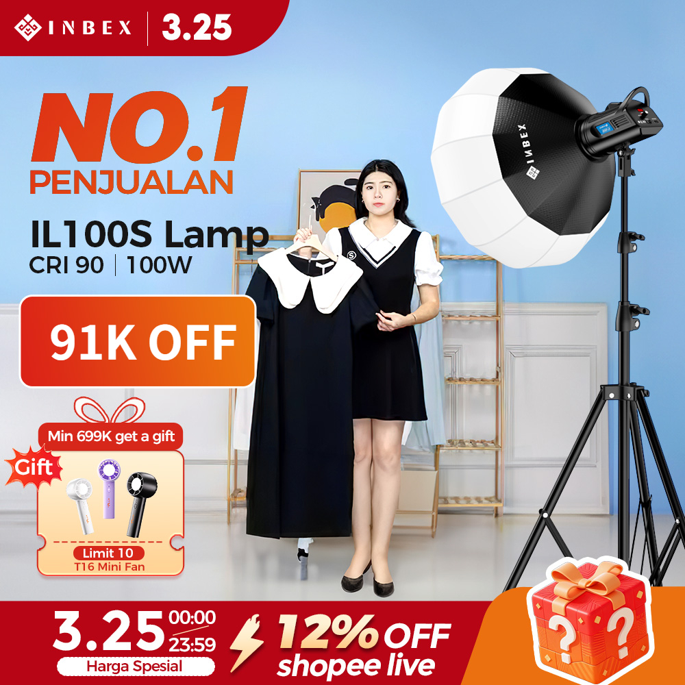 Jual INBEX IL100S Profession Softbox Lampu Studio Lighting Video Foto ...