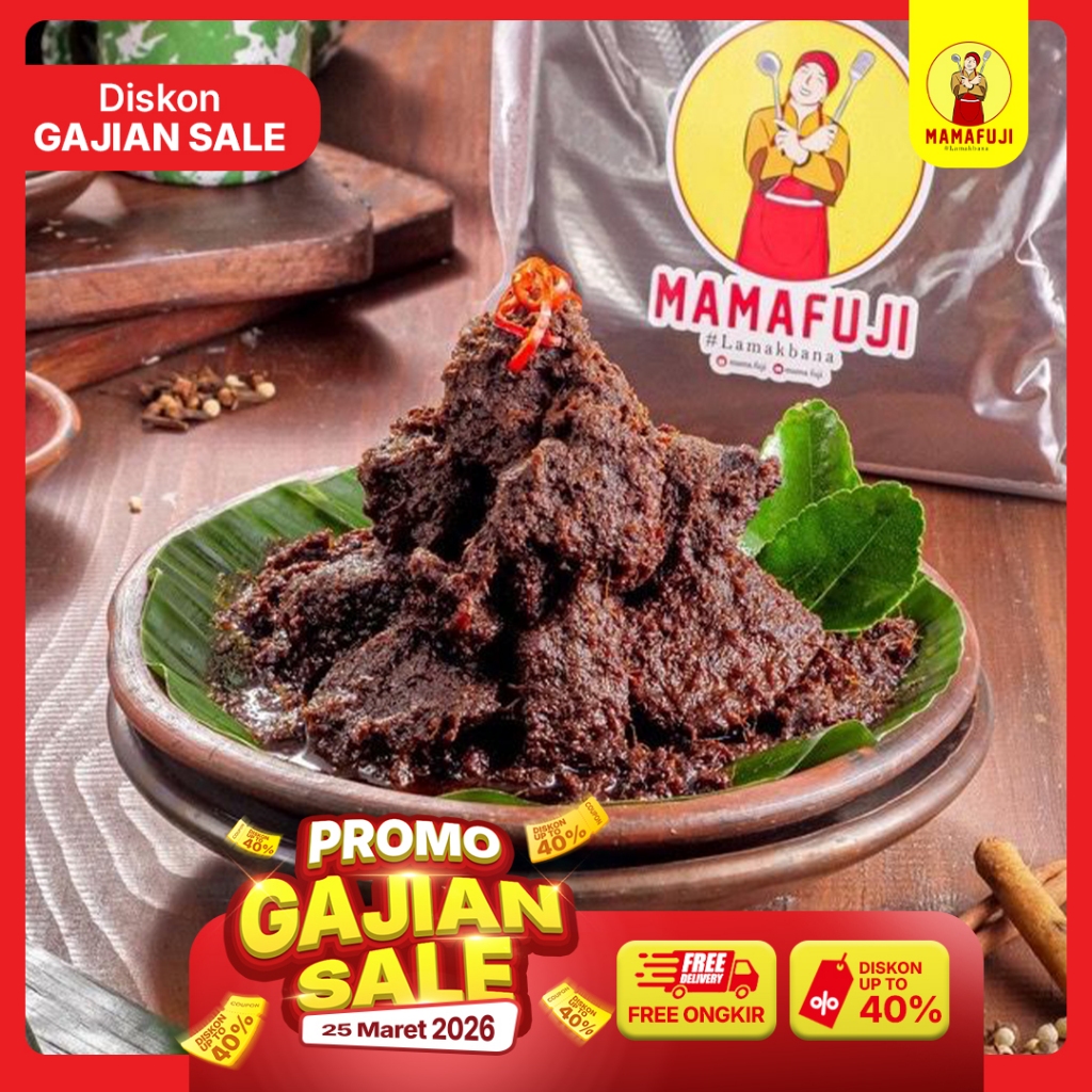 Mamafuji - Rendang Padang Asli 700gr (ukuran Besar) - foto 1