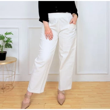 CELANA KULOT KOREAN LONG PANTS PREMIUM Celana Wanita Kulot Katun Stretch Kain Melar Premium