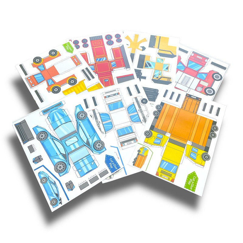 Jual Lembar Papercraft mainan edukasi anak kreatif | Shopee Indonesia