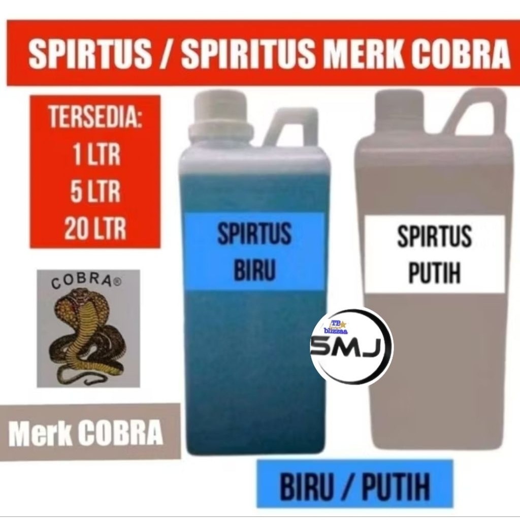 Jual Spiritus 1 liter / Spirtus Biru / Spritus Putih / Spirtus 1 Liter ...