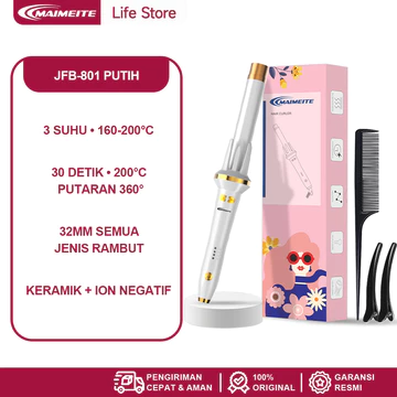 MAIMEITE Model Upgrade Tampilan Layar Catokan Curly Otomatis Catokan Keriting Rambut Otomatis