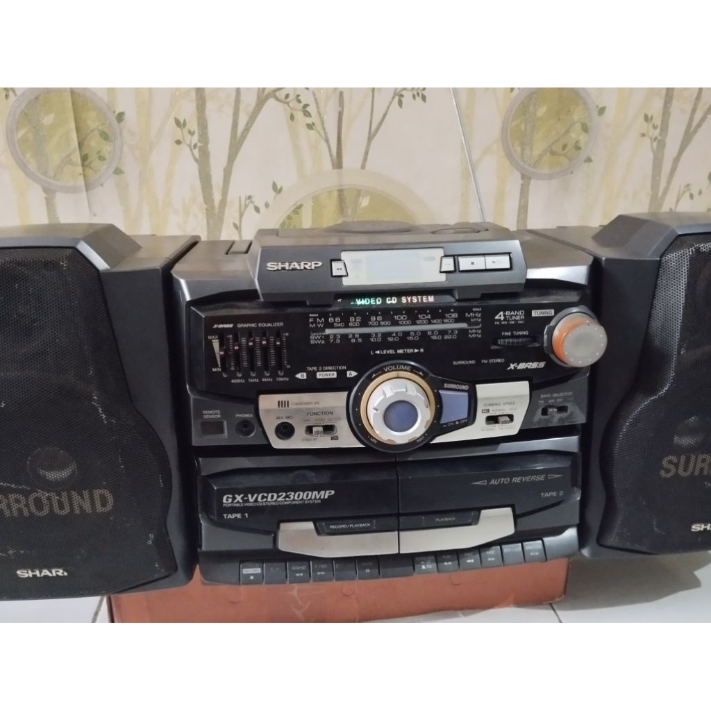 Jual TAPE DECK MERK SHARP TIPE GX-VCD 23000MP | Shopee Indonesia