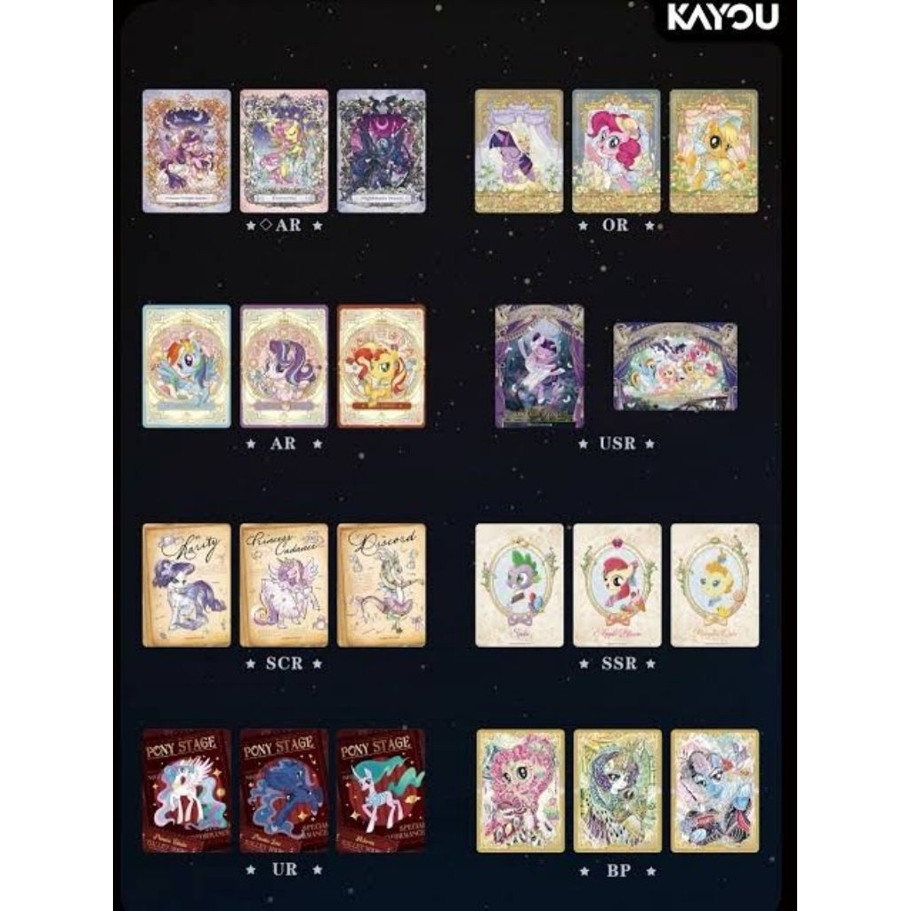 Jual My Little Pony Kayou MLP Cards Kartu Mainan Adventure Starlight ...