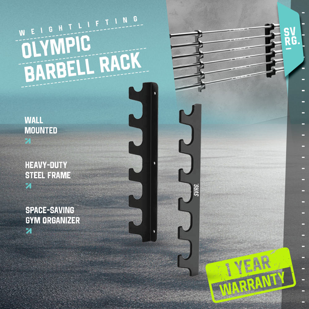Jual SVRG Olympic Bar Barbell Rack - Rak Barbel Bar - Dumbbell Dumbel ...
