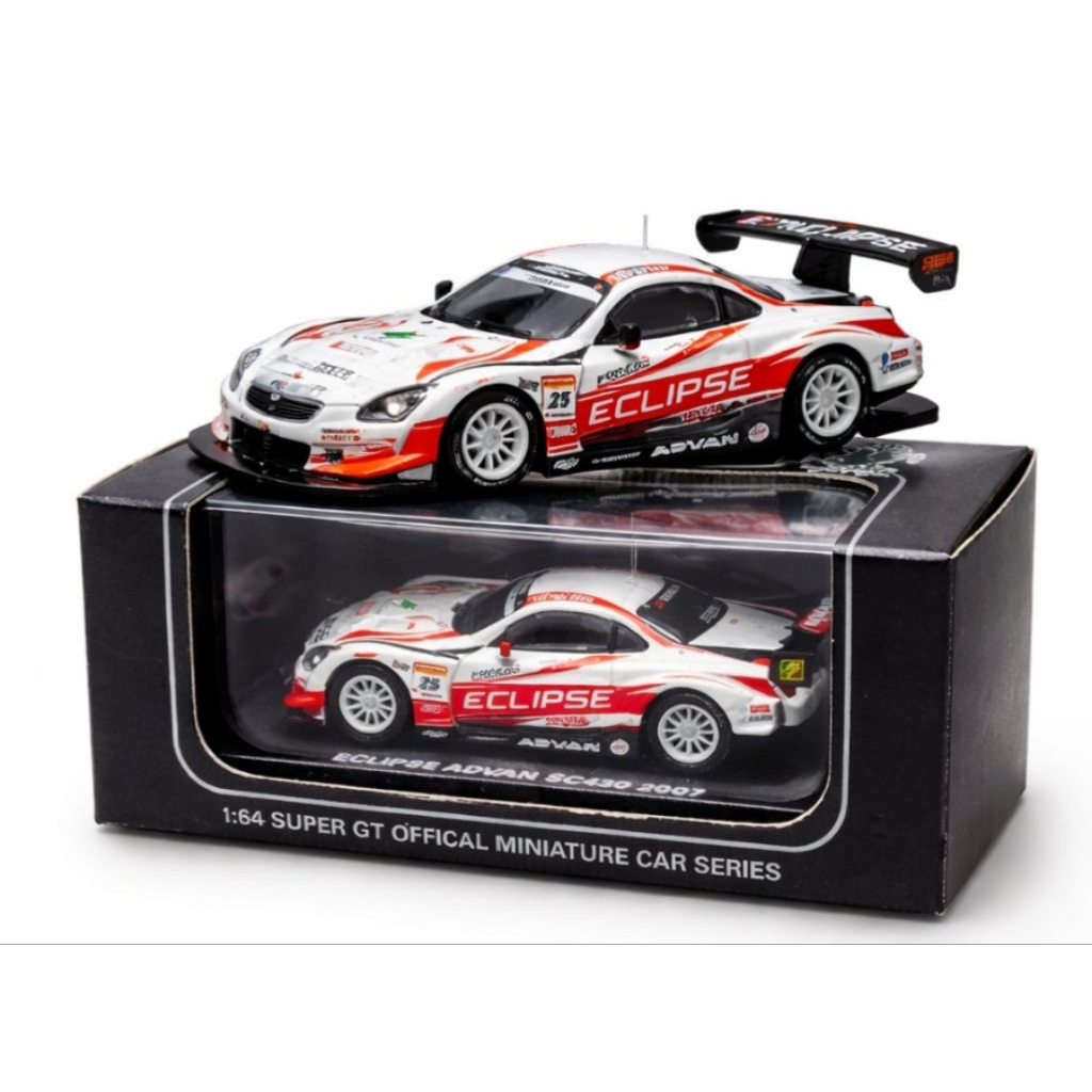 Jual Miniatur mobil Diecast 1:64 Kyosho Eclipse Advan SC430 2007
