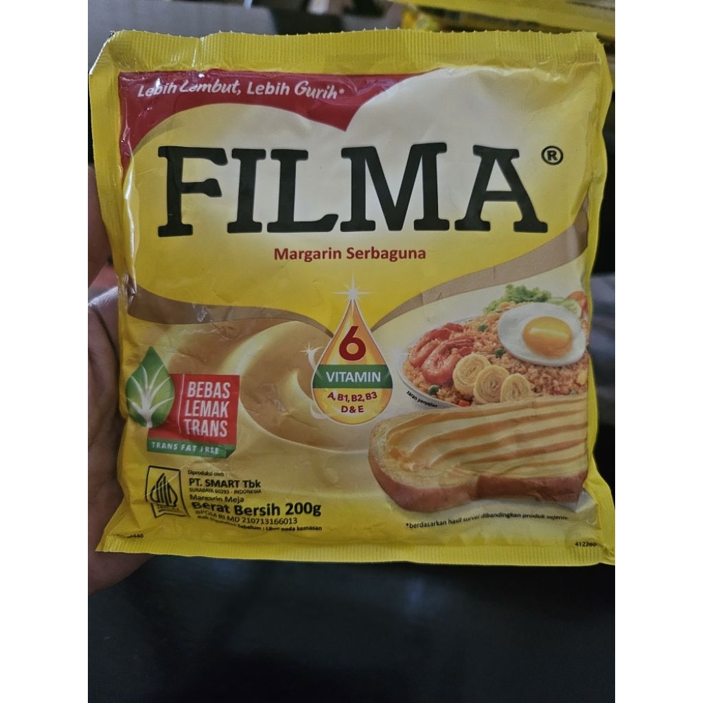 Jual Filma Margarin Serbaguna 200g / Filma Mentega Sachet 200 gr ...