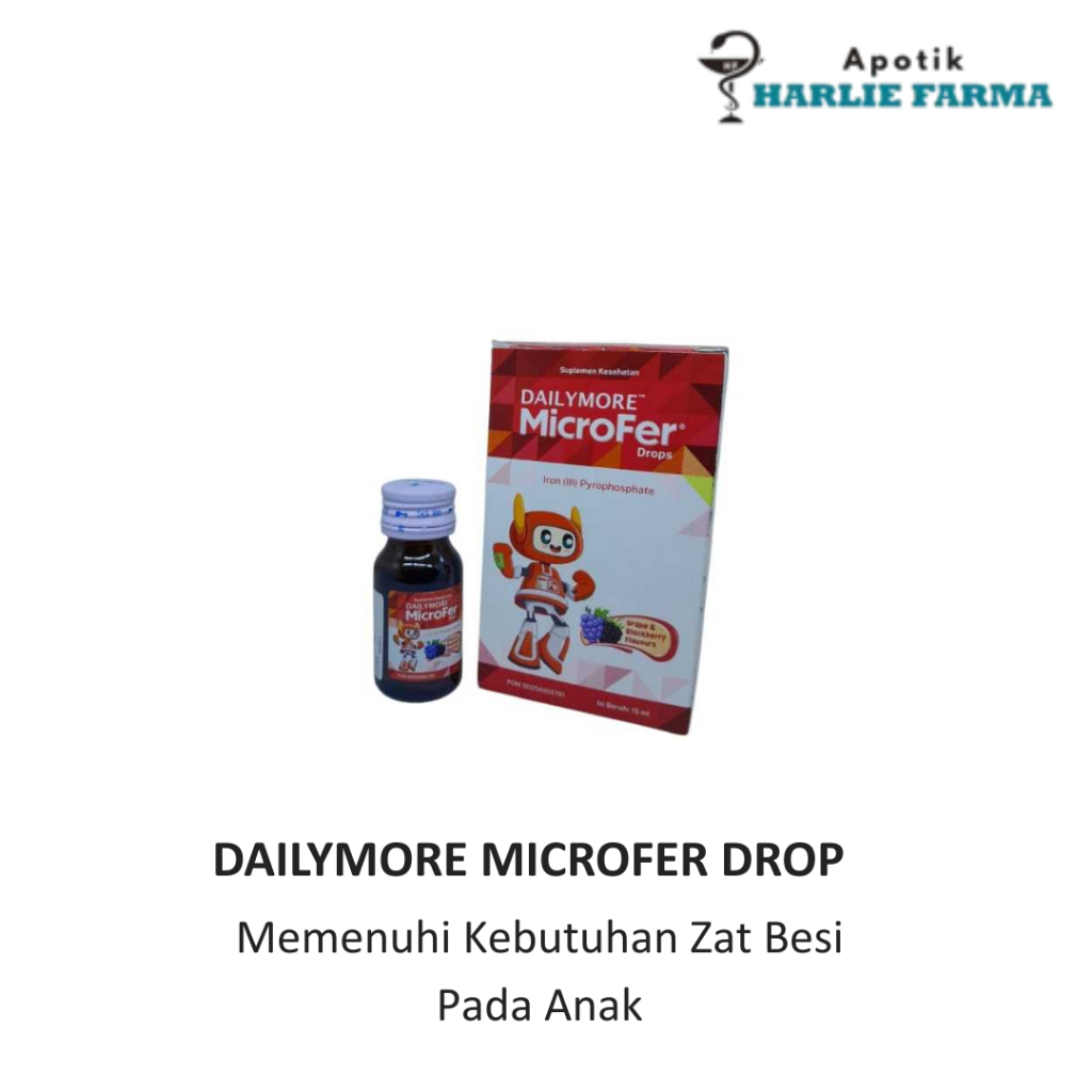 Jual Dailymore Microfer daily drop 15 ml - Suplemen Kesehatan Zat Besi ...