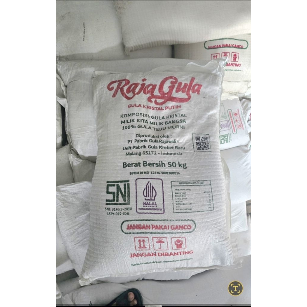 Jual Gula Pasir Karungan 50kg Merk Rajagula | Shopee Indonesia