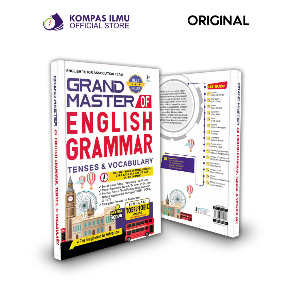 Jual Buku English Grammar - Grand Master of English Grammar | Shopee ...