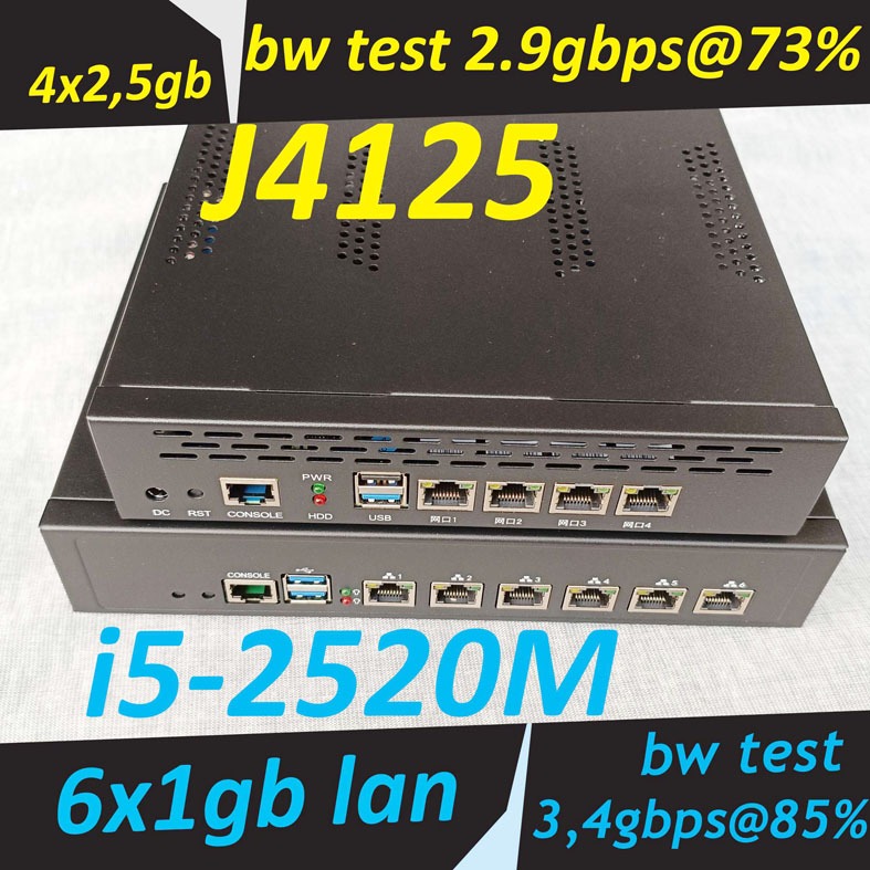 Jual mikrotik x86 4 core 4 thread 2.6 3.3 ghz Industrial Mini router PC ...