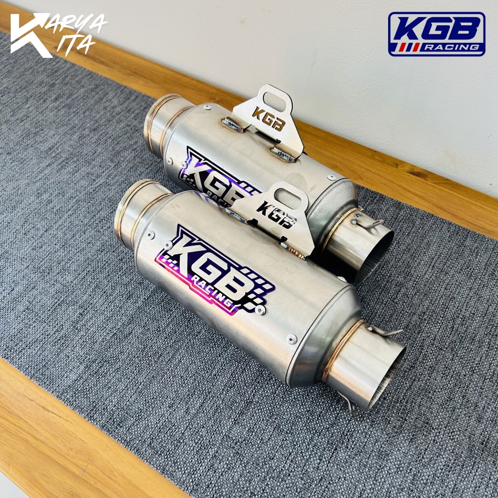 Jual Silencer Knalpot KGB Racing GP Pro Pendek P15cm Full Stainless ...
