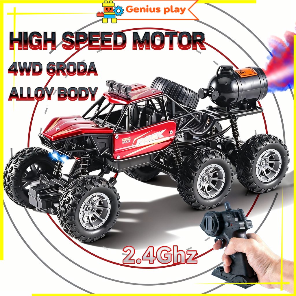 Jual GPT Mobil RC Offroad 4WD 6 Roda 2.4GHz Mobil Remote Control Alloy ...