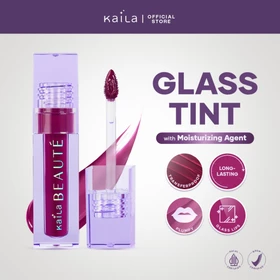 Kaila Beaute Glass Tint Lip Tint Infused Skincare Transferproof Tahan Lama Dengan Hyaluronic