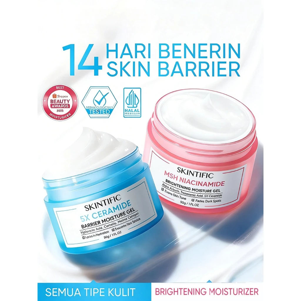 Skintific 5X Ceramide Moisturizer Gel Brightening 30g