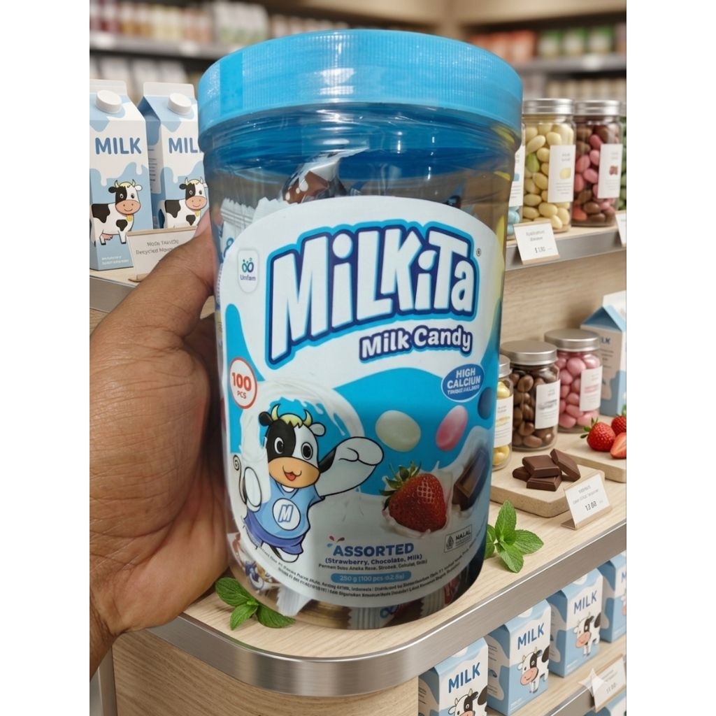 Jual Permen Susu Milkita 100 Pcs - Assorted Rasa, Milk Candy, Susu ...