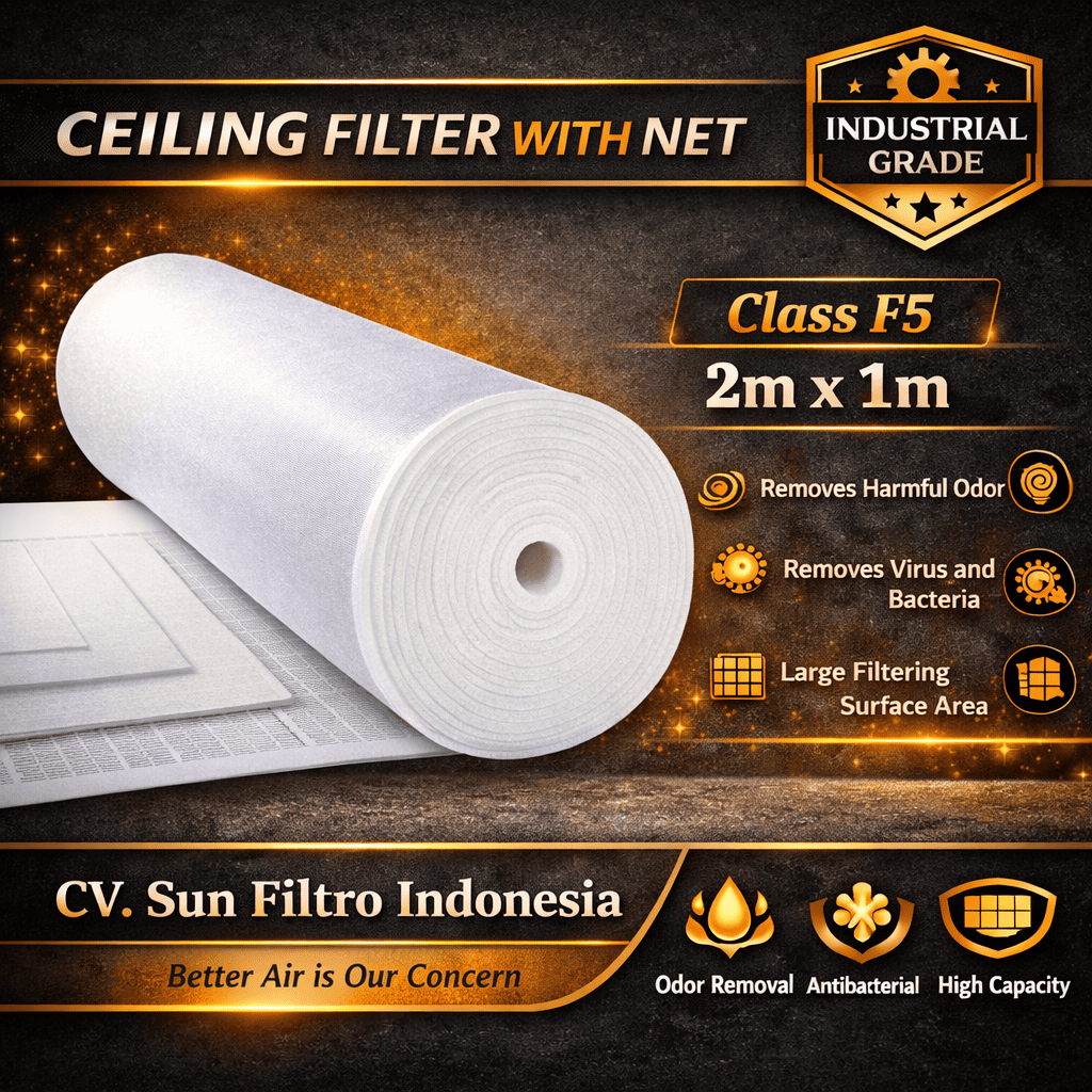 Jual CEILING FILTER F5 (PER METER) | FILTER OVEN | HIGH TEMPERATURE ...