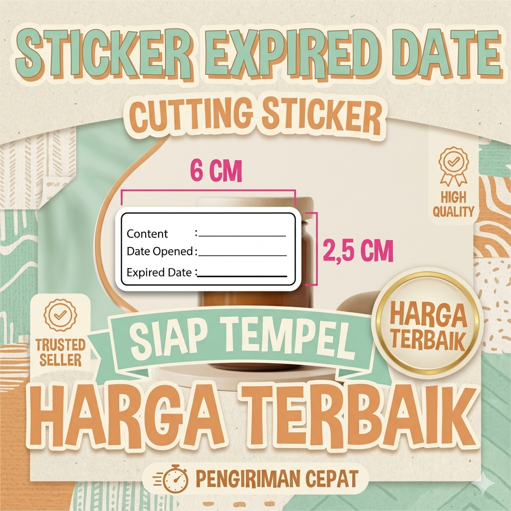Jual [100 pcs sticker] Label Sticker Expired Date - Expire Date, Online ...
