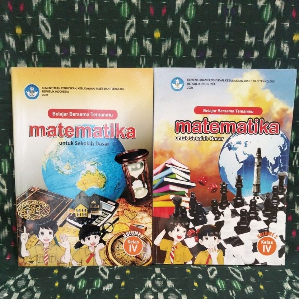 Jual buku paket pelajaran kurikulum merdeka matematika untuk SD kelas 4 ...