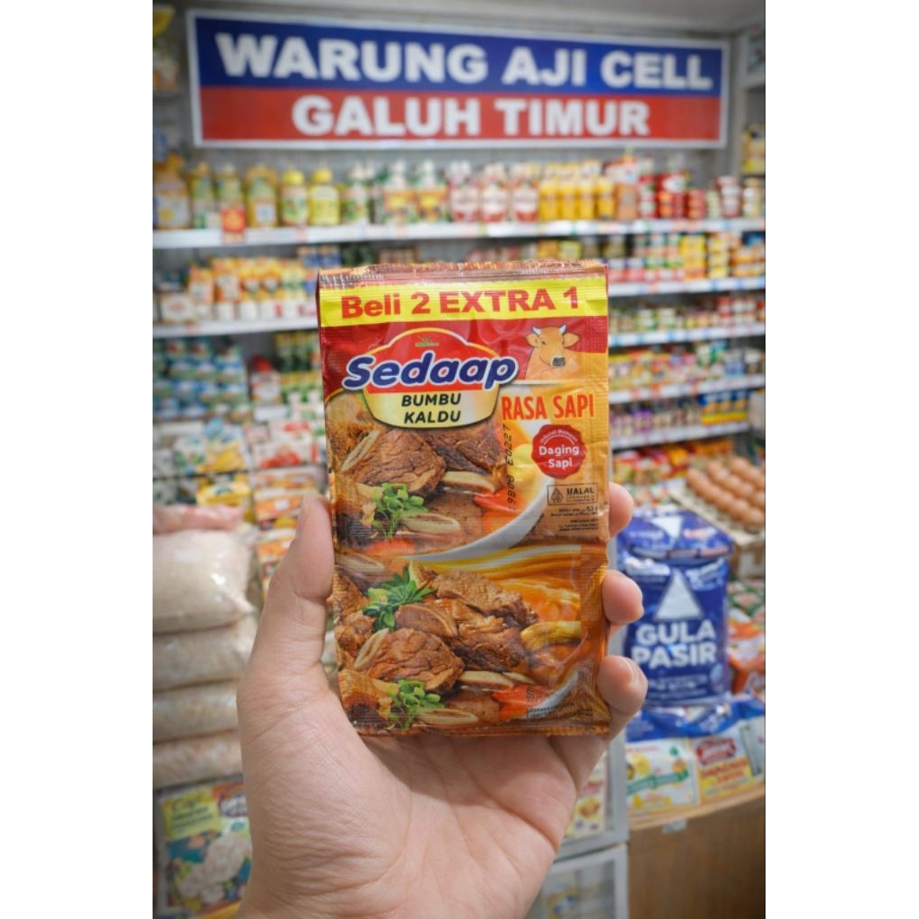 Jual Sedaap Bumbu Kaldu Ayam&Sapi Sachet 8,5gr | Penyedap Rasa Masakan ...