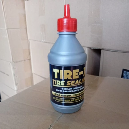 Tire x cairan ban tubeles 350ml / cairan anti bocor ban tubeles tubles tire x