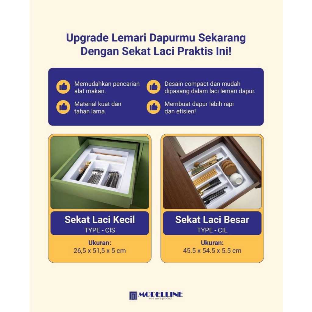 Jual Rak Sendok Putih Besar (CIL) Modelline | Shopee Indonesia
