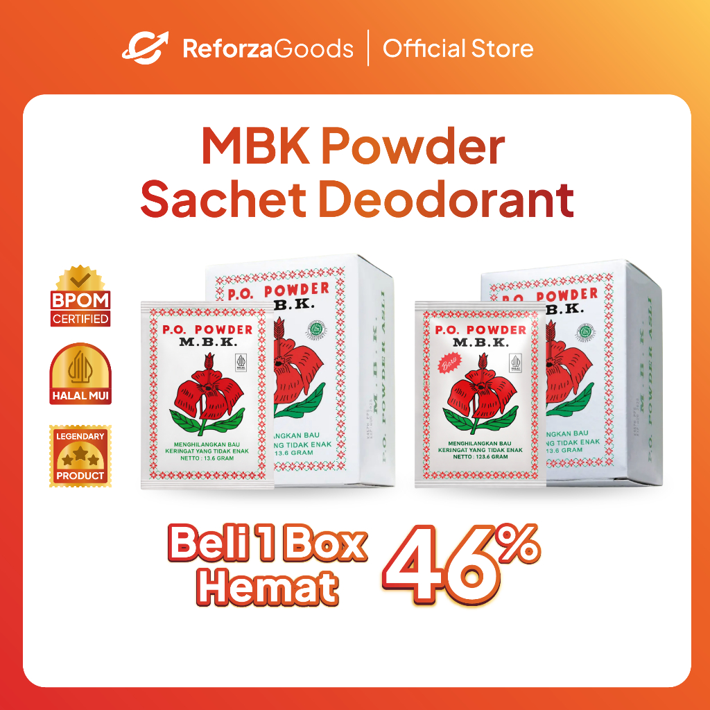 Jual MBK Powder Sachet Deodorant | Deodorant Bedak Tabur | Penghilang ...