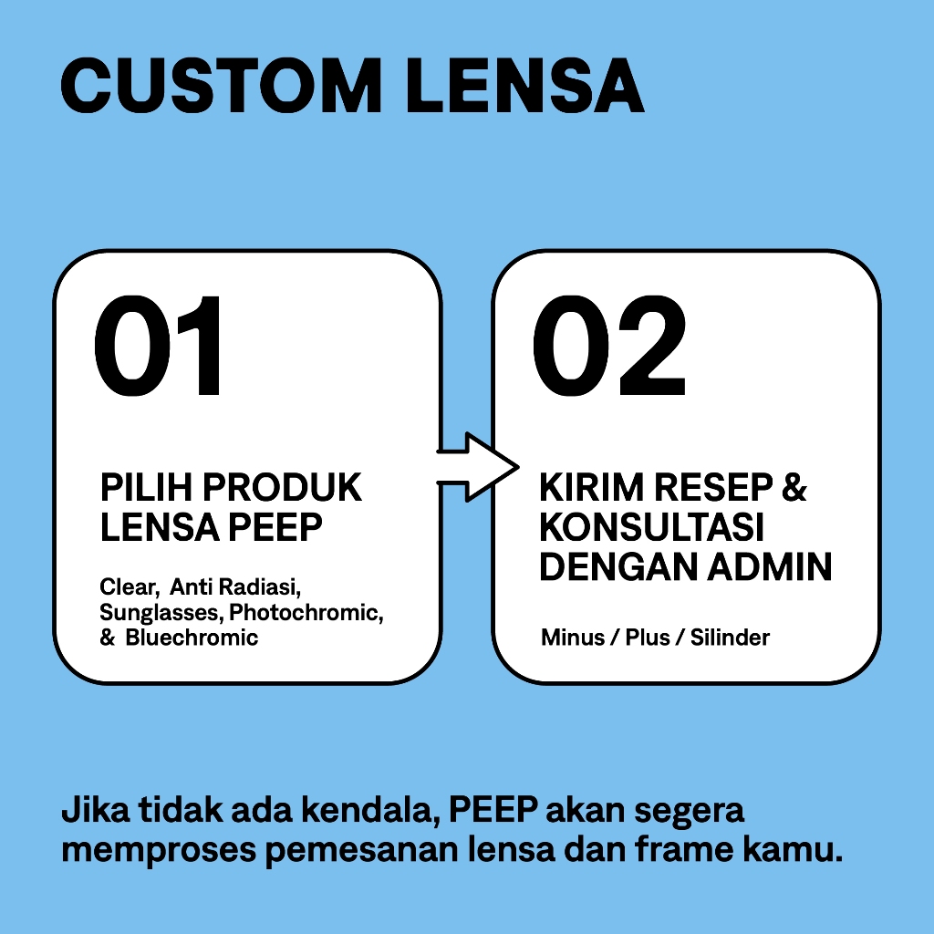 Jual Peep Eyewear - Levant Frame Color Changing Kotak | Kacamata Baca ...