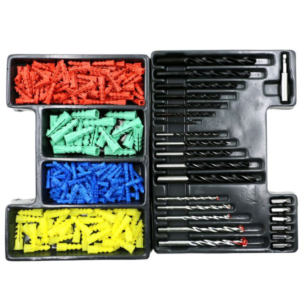 Jual Set Mata Bor Kombinasi 300 Pcs - Kit Mata Bor Beton, Besi, Kayu ...